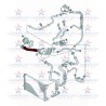 AB-3409-0 Engine Water Pump Tube VW Voyage 08/...; Fox; Gol (AT Engine All) 032121065D