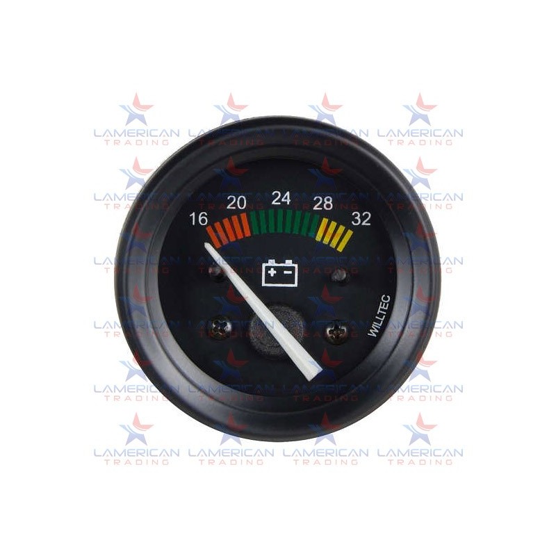 Reloj Voltímetro 16-32V (Panel Polak) EXW22607