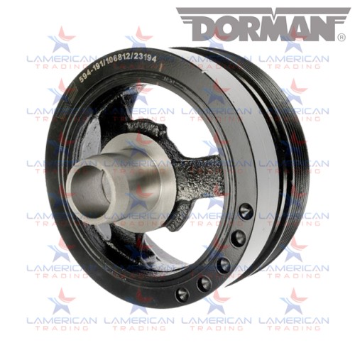 594-191 Engine harmonic balancer crankshaft pulley Dodge Ram 1500 02/13