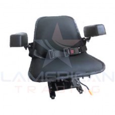 BR-1052 BR single shell seat with shock absorber, rail, armrest